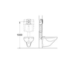 GROHE Betätigungsplatte Arena Cosmopolitan Platte chrom glänzend / Taster chrom glänzend 38844000