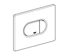 GROHE Betätigungsplatte Arena Cosmopolitan Platte chrom glänzend / Taster chrom glänzend 38858000