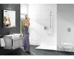 GROHE Betätigungsplatte Skate Cosmopolitan Platte moon white glänzend / Taster chrom glänzend 38845LS0