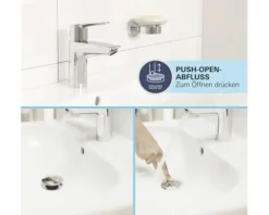 Grohe Quickfix Waschtischarmatur START chrom 23551002