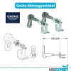 Grohe Rapid SL Urinal Element mit Deckel Drückerplatte weiß inkl. Zubehör Set