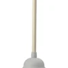 Gummi-Ausgussreiniger Pömpel hellgrau140 mm
