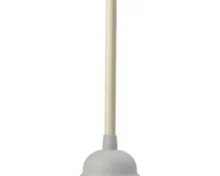 Gummi-Ausgussreiniger Pömpel hellgrau140 mm