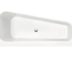 Halbfreistehende Badewanne Ottofond Pino Modell B 703928 155x75 cm weiß