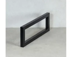 Halter für Waschtischauflage schwarz matt 44 cm