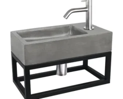 Halterung HURA L 40 x 22 cm Metall schwarz