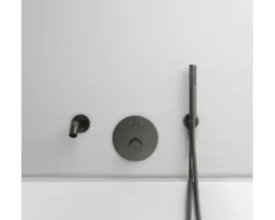 Handbrause Ideal Standard Idealrain Atelier rund Ø 25 mm magnetic grey BC774A5