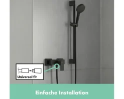 hansgrohe Duscharmatur VERNIS SHAPE schwarz matt 71650670