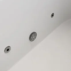 Home Deluxe - Seniorenbadewanne inkl. Whirlpool- VITAL M Rechts - Maße: 153 x 76 x 64cm - inkl. komplettem Zubehör I Badewanne mit Tür, Senioren Badewanne mit Einstieg, Whirlpool-Badewannen