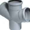 HT-DA Doppelabzweig 67° DN 50/50/50 mm