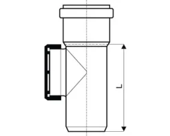 HT-RE Reinigungsrohr DN 50 mm