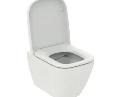 Ideal Standard Wand-WC Set i.life S Tiefspüler ohne Spülrand weiß glänzend mit WC-Sitz T473801