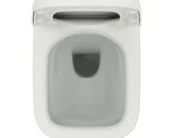Ideal Standard Wand-WC Set i.life S Tiefspüler ohne Spülrand weiß glänzend mit WC-Sitz T473801