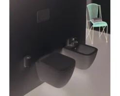 Ideal Standard Wand-WC Set i.life S Tiefspüler ohne Spülrand weiß glänzend mit WC-Sitz T473801