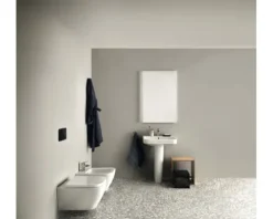Ideal Standard Wand-WC Set i.life S Tiefspüler ohne Spülrand weiß glänzend mit WC-Sitz T473801