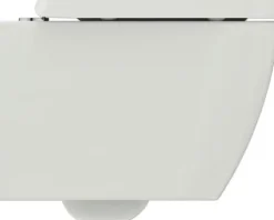 Ideal Standard Wand-WC Set i.life S Tiefspüler ohne Spülrand weiß glänzend mit WC-Sitz T473801