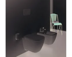 Ideal Standard Wand-WC Set i.life S Tiefspüler ohne Spülrand weiß glänzend mit WC-Sitz T473801