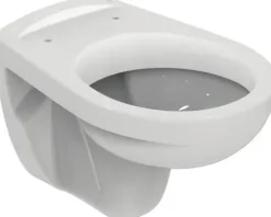 Ideal Standard Wand-WC Eurovit Tiefspüler mit Spülrand weiß glänzend ohne WC-Sitz V390601