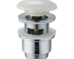 Jungborn Ablaufventil Pop-UP 1 1/4" weiß glänzend
