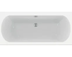 Jungborn Badewanne Dieci 75 x 170 cm weiß glänzend