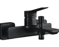 Jungborn Badewannenarmatur GAMMA schwarz matt