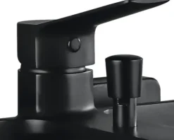 Jungborn Badewannenarmatur GAMMA schwarz matt