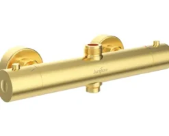 Jungborn Duschsäule inkl. Thermostat LAMBDA gold gebürstet
