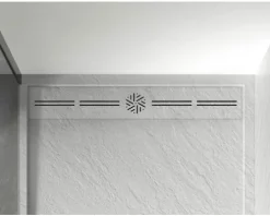 Jungborn Duschwanne VENTI 100 x 80 x 3 cm weiß matt