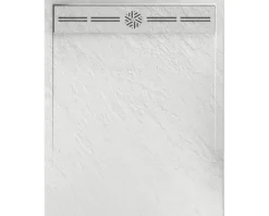 Jungborn Duschwanne VENTI 100 x 80 x 3 cm weiß matt