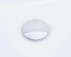 Jungborn Halbfreistehende Badewanne ONE 169 x 80 cm weiß glänzend