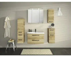 Jungborn Spiegelschrank VENTITRE 80 x 17 x 70,3 cm halifax eiche natur 3-türig J850.828050