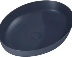 Jungborn Aufsatzwaschbecken 520 x 395 mm navy blau matt