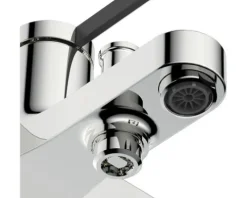 Jungborn Badewannenarmatur SIGMA DVGW geprüft chrom schwarz