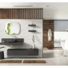 Jungborn NONUS/DECEM Marmorwandpanel BxHxT 80.6x20x1.5 cm anthrazit matt
