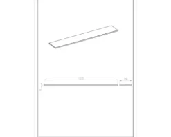 Jungborn NONUS/DECEM Marmorwandpanel BxHxT 121x20x1.5 cm fume matt