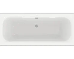 Jungborn Rechteckbadewanne SIANA 80 x 190 cm weiß glänzend
