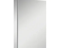 Jungborn Spiegelschrank 406 x 129 x 618 mm grau 1-türig mit einseitiger Spiegeltür und Seitenverspiegelung