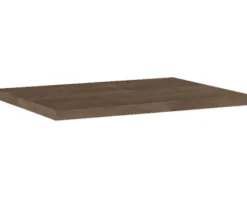 Jungborn Waschtischplatte 606 x 460 mm Nussbaum ohne Ausschnitt