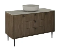 Jungborn Waschtischunterschrank PRIMUS BxHxT 1200 x 720 x 456 mm Frontfarbe nussbaum