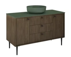 Jungborn Waschtischunterschrank PRIMUS BxHxT 1200 x 720 x 456 mm Frontfarbe nussbaum