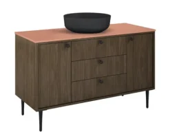 Jungborn Waschtischunterschrank PRIMUS BxHxT 1200 x 720 x 456 mm Frontfarbe nussbaum