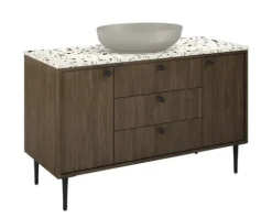 Jungborn Waschtischunterschrank PRIMUS BxHxT 1200 x 720 x 456 mm Frontfarbe nussbaum