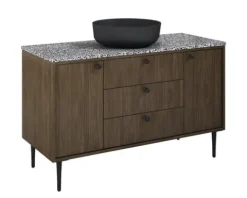 Jungborn Waschtischunterschrank PRIMUS BxHxT 1200 x 720 x 456 mm Frontfarbe nussbaum