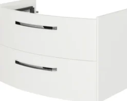 Jungborn Waschtischunterschrank VENTITRE BxHxT 80 x 49,2 x 43 cm Frontfarbe weiß hochglanz