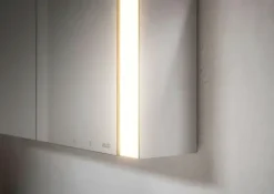 KEUCO Royal Mia Aufputz-LED-Spiegelschrank 120cm, 3 Türen, Spiegelheizung, Seiten verspiegelt