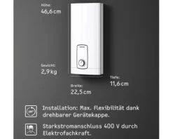 Komfort-Durchlauferhitzer Stiebel Eltron DHB 18/21/24 ST Trend Wandmontage Druckfest Elektronisch 18 21 24