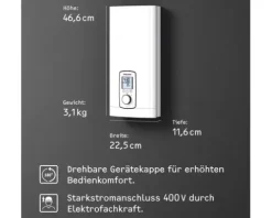 Komfort-Durchlauferhitzer Stiebel Eltron DHE 18/21/24 Elektronisch 18 kW 21 kW 24 kW