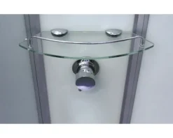 Komplettdusche SCHULTE Kreta 89 x 89 x 202 cm alu-natur
