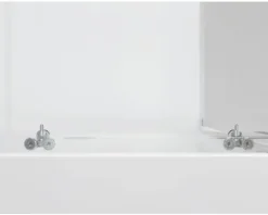 Komplettdusche Aurlane Silver zen 80 x 110 x 217 cm silber-matt