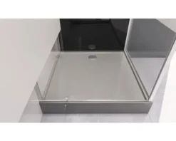 Komplettdusche Aurlane Study 90 x 90 x 225 cm silber-matt